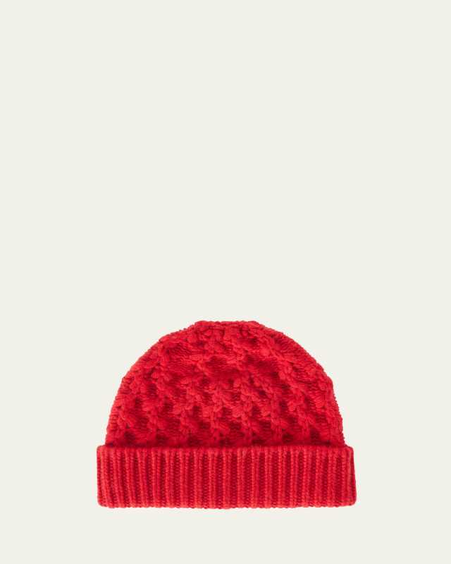 Valle Cable Knit Cashmere Bean